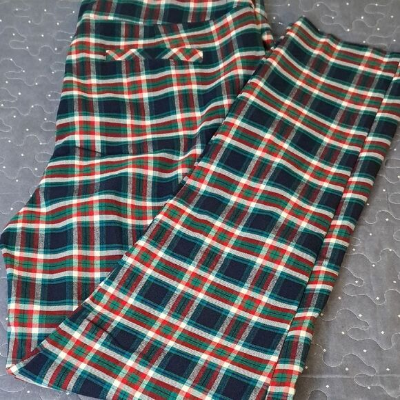 Kim Rogers Plaid Pull on pants size 16W - Picture 1 of 6